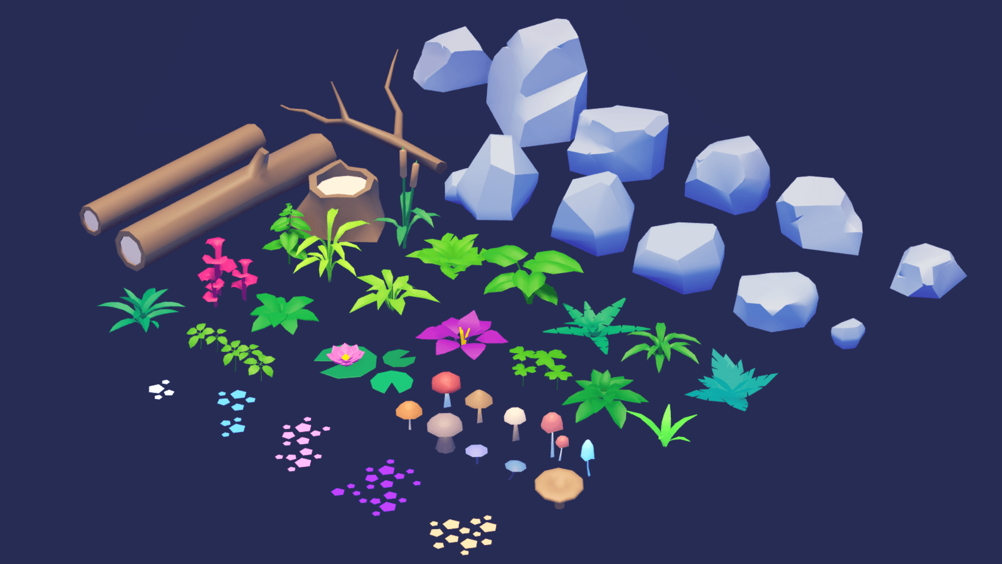 Low Poly Nature Pack 🌱