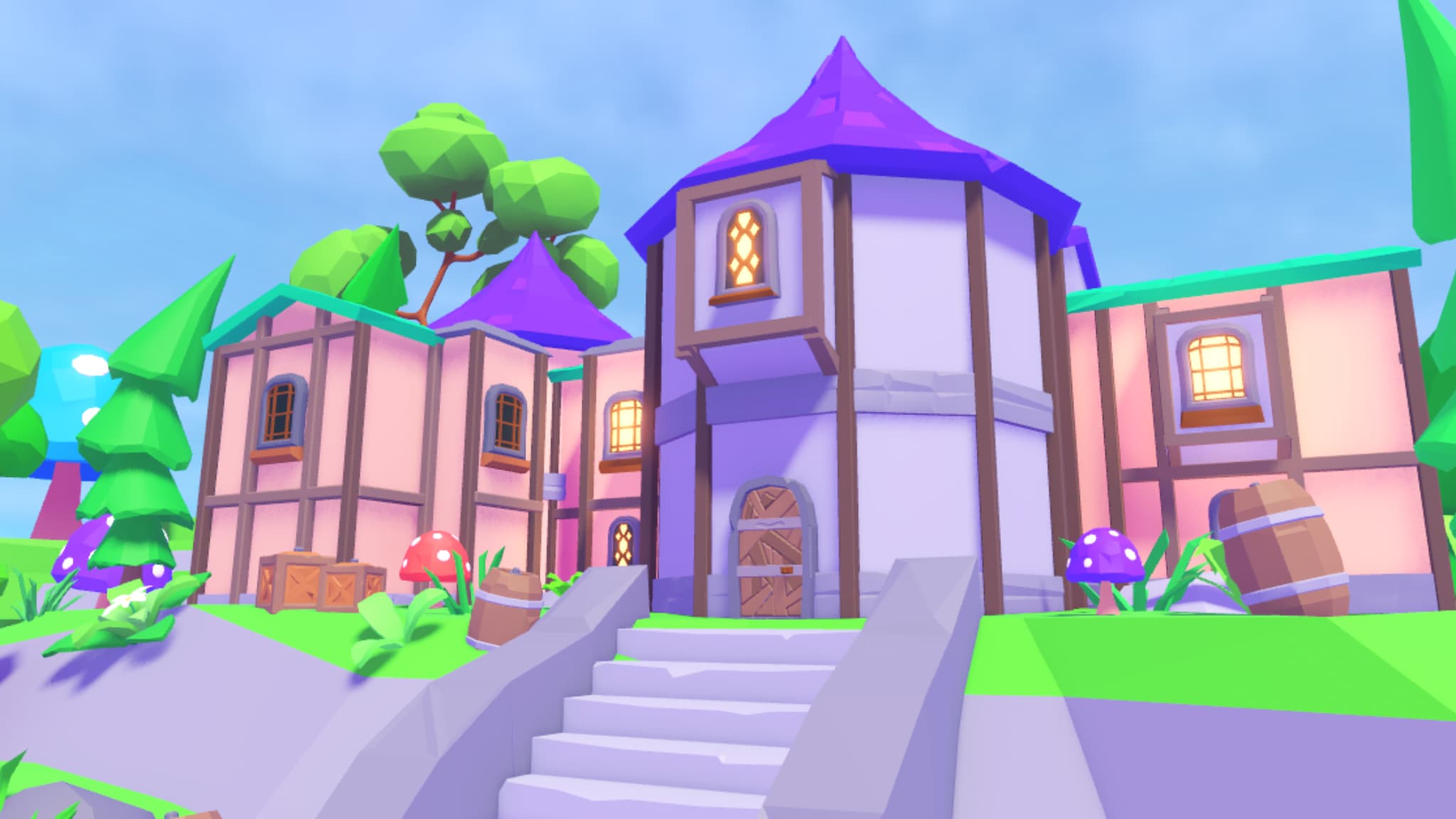 Low Poly Mushroom Village 🍄 — image 1