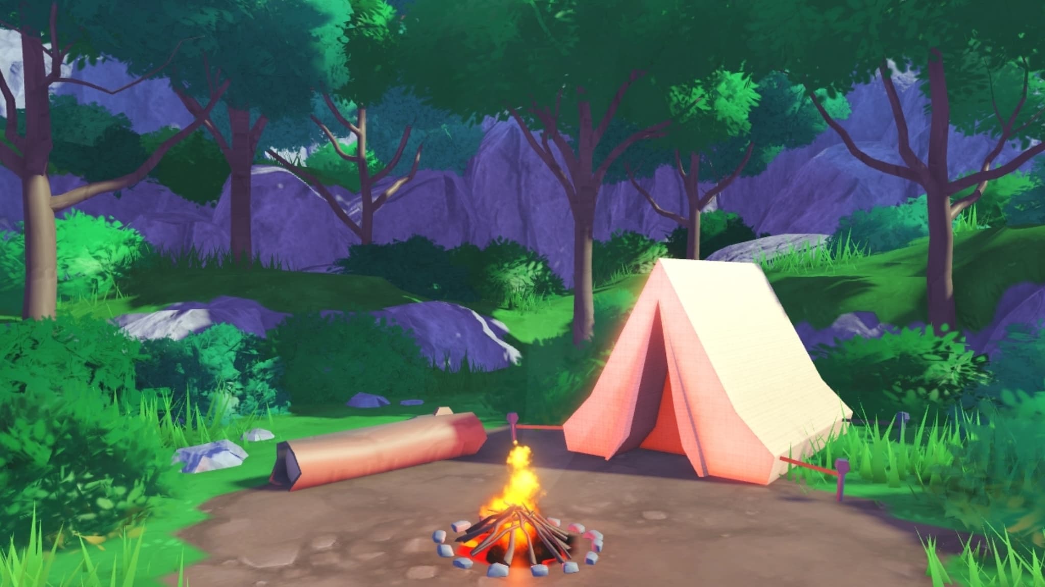 Anime Camp Scene 🏕️
