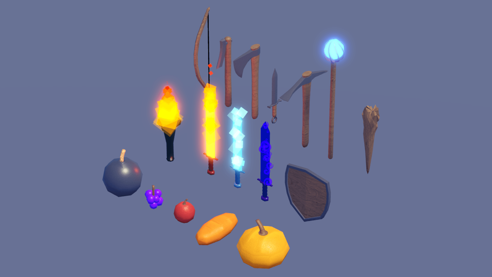 Low Poly Medieval Weapons ⚔️