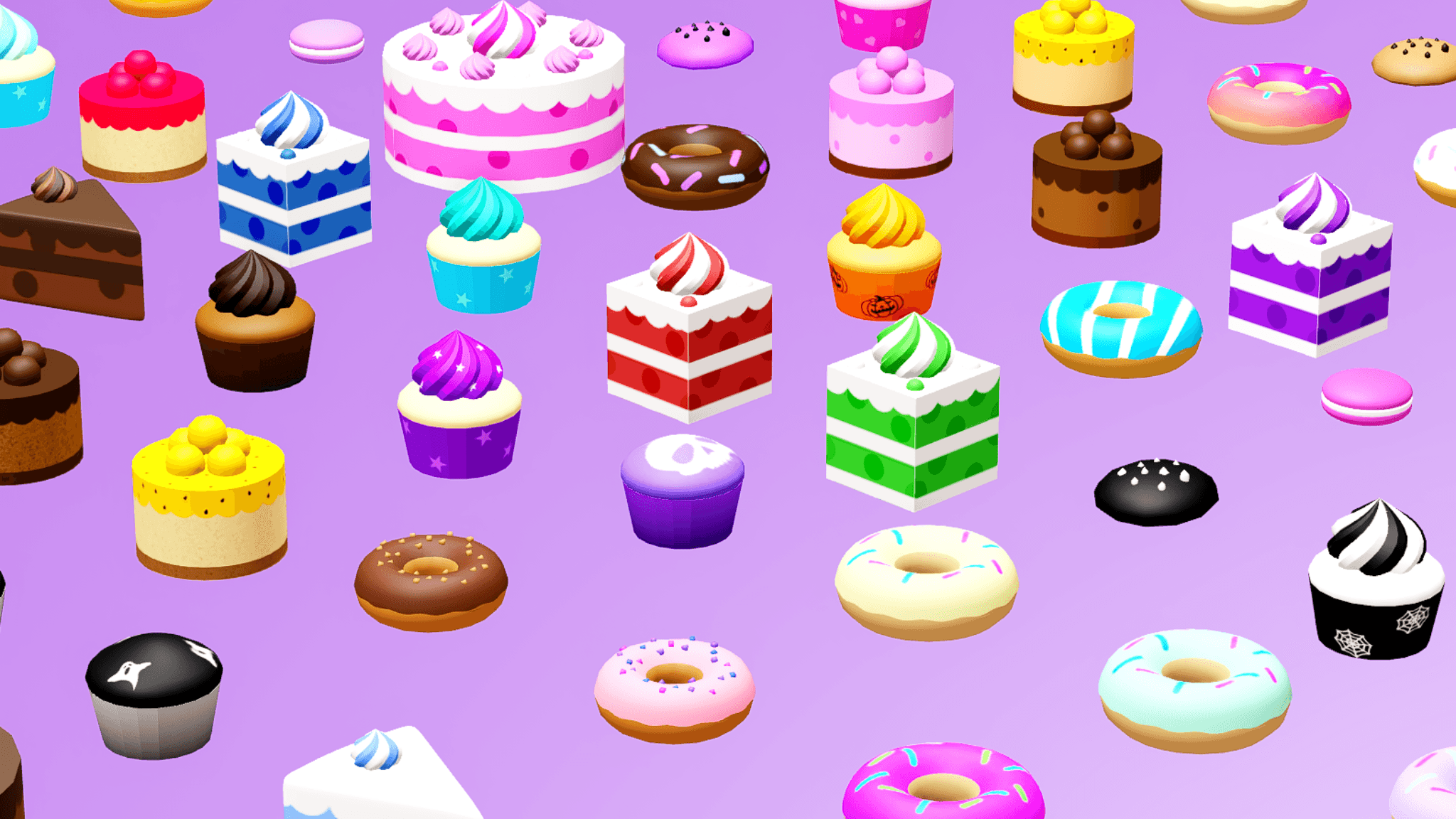 Large Colorful Cakes Pack 🎂