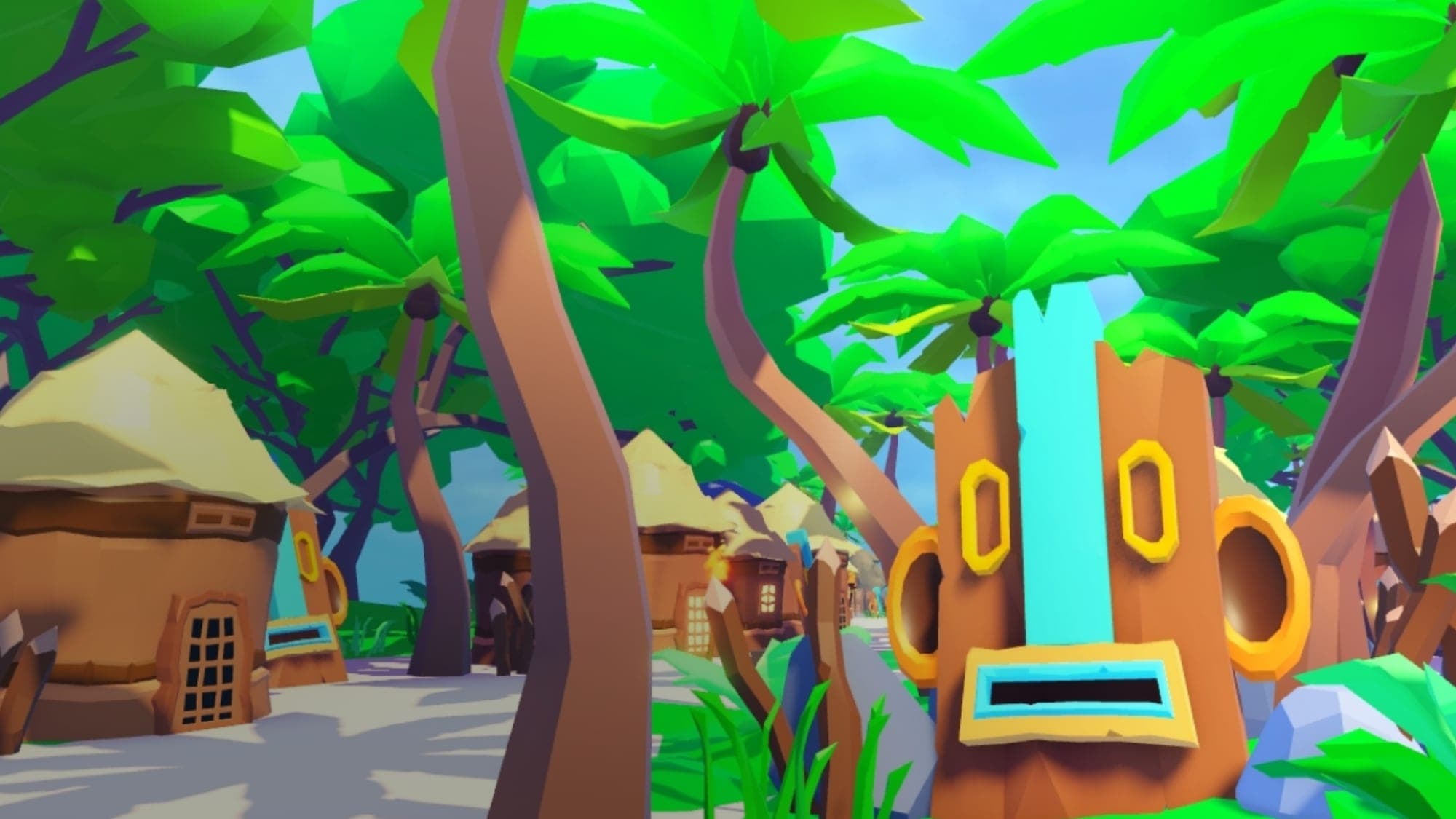 Low Poly Tropical Island Map 🏝️