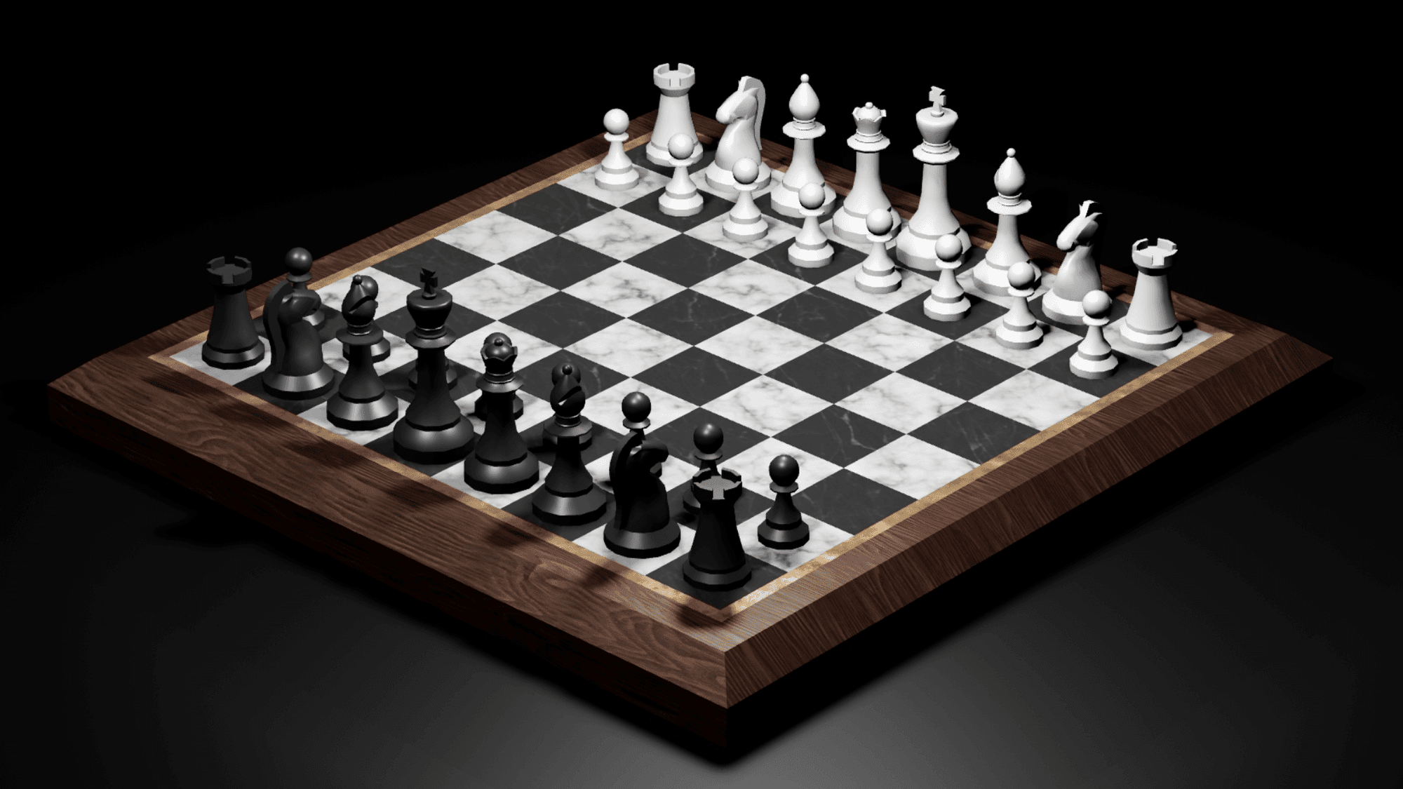 Low Poly Chess Set ♟️ — image 1