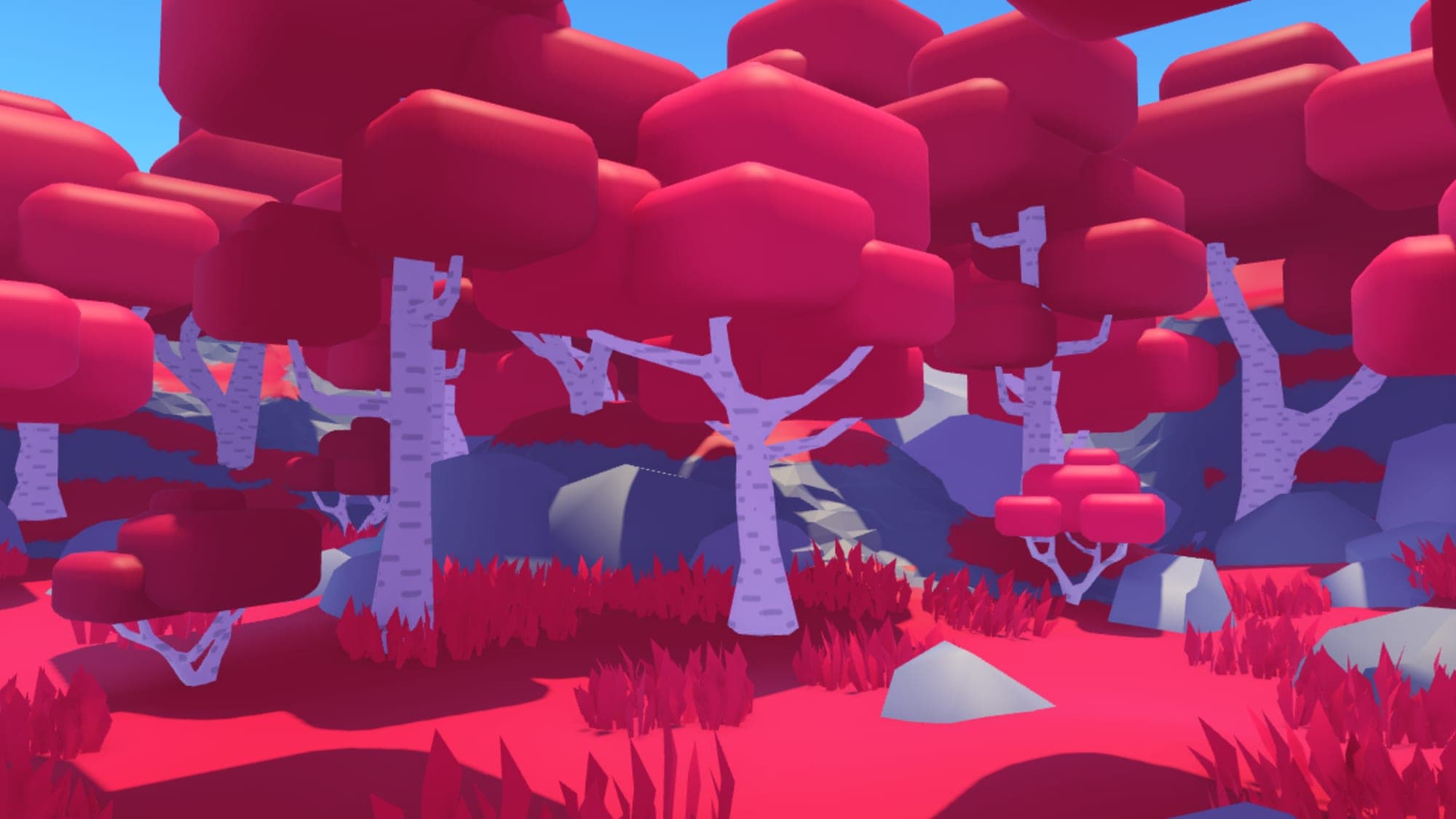 Low-Poly Red Forest Pack 🍁