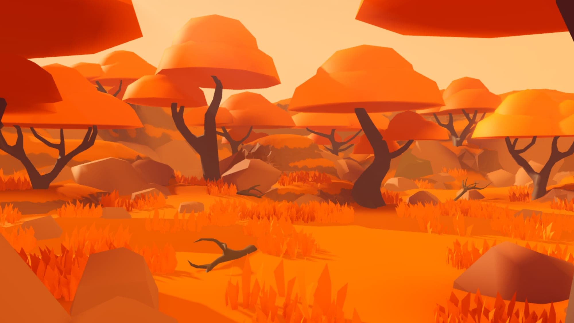 Low Poly Orange Forest Pack 🍊