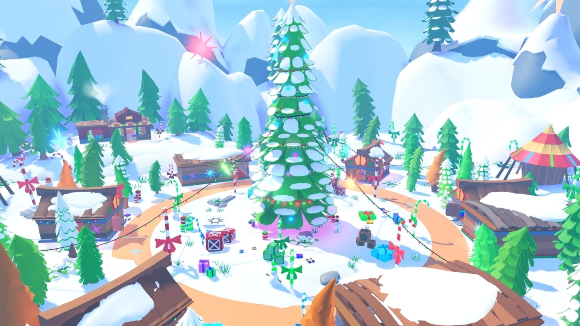 Low Poly Christmas Map 🎄